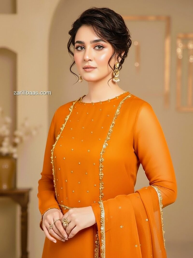 Home 3pc organza & kattan silk