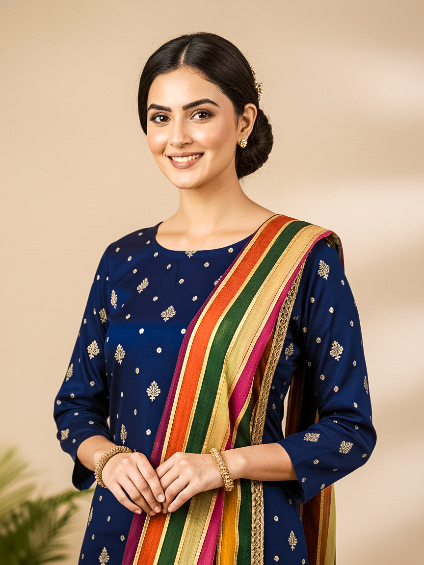 3-PC New Shamoz Silk zari libaas 3-PC New Shamoz Silk zari libaas