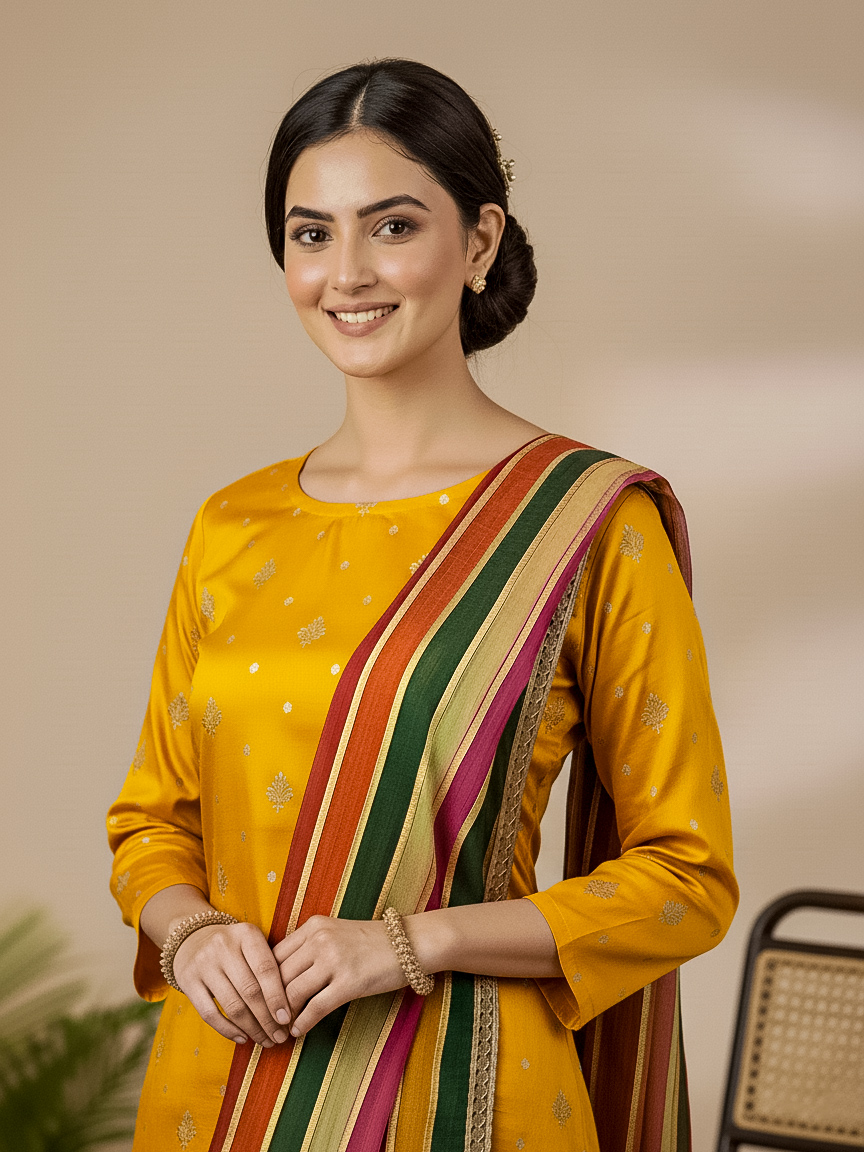 3-PC New Shamoz Silk zari libaas 3-PC New Shamoz Silk zari libaas